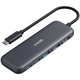 USB-хаб Anker USB-C Hub 332 5-in-1 Black