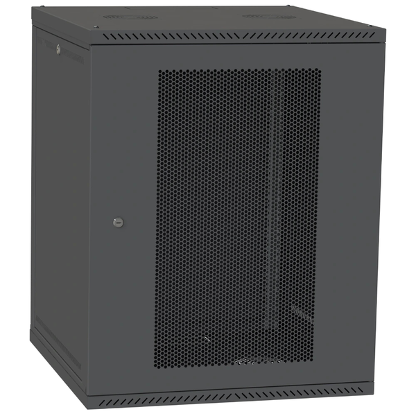 Шафа серверна підлоговий IPCOM СН-18U 600х600 перфорація RAL9005