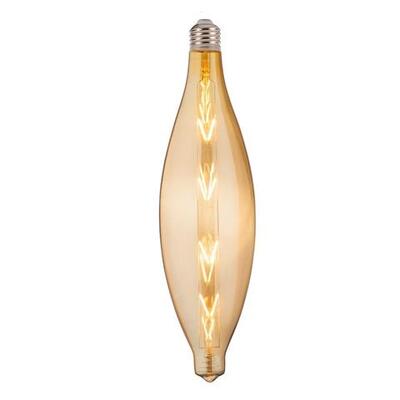 Лампа светодиодная светодиодная (ретро) Filament led ELLIPTIC 8W E27 2200K Янтарь