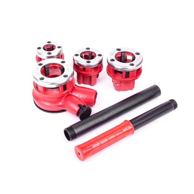 Набір плашок 4шт для нарізання різьблення 1/2; 3/4; 1; 1 1/4 INTERTOOL SD-8004