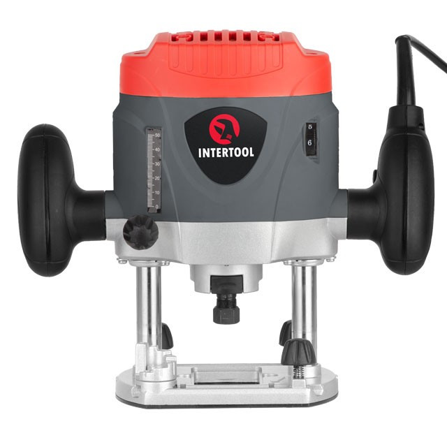 Фрезер, 1200 Вт, 8000-28000 об./хв, цанга 6/8 мм, макс глібіна 52 мм INTERTOOL DT-0950
