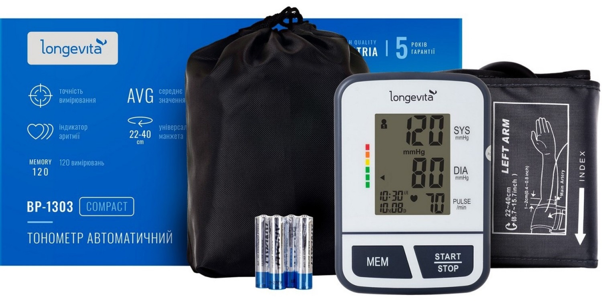 Тонометр Longevita BP-1303