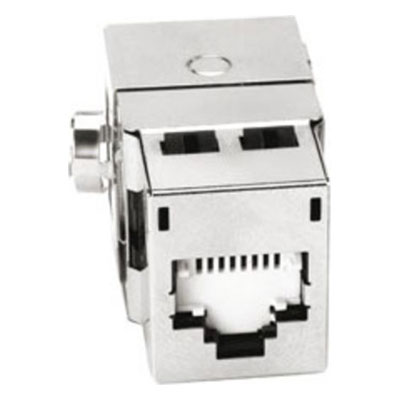 Модуль Molex DataGate + 1xRJ45 (WE8W) / STP360DEG, 568A / B, PowerCat5e White (6429268)