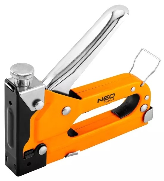 Степлер Neo Tools Степлер меблевий 4-14 мм, сталь, скоби J (16-032)