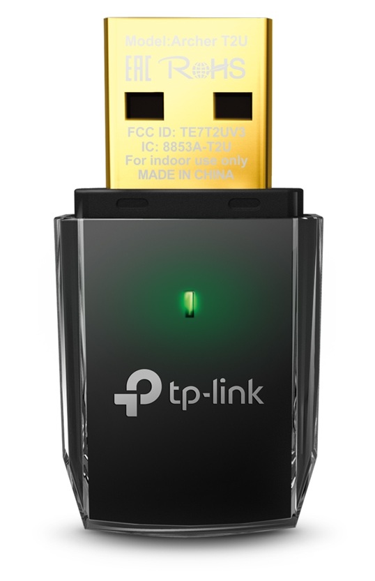 Бездротовий адаптер TP-Link Archer T2U (AC600,  mini)