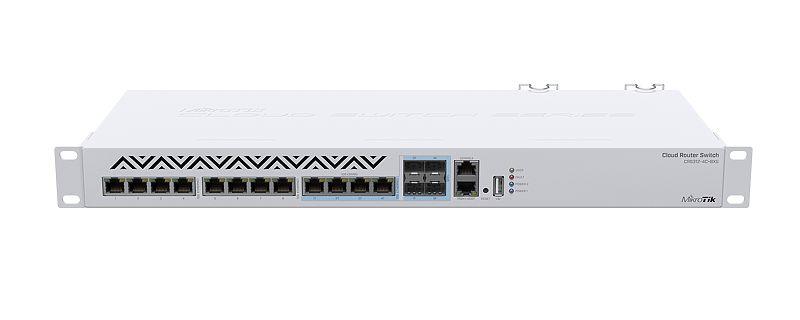 Комутатор MikroTik CRS312-4C + 8XG-RM