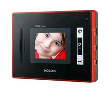 Відеодомофон Kocom KVC-W354 Red (3.5 кольоровий LCD)