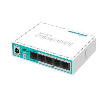 Маршрутизатор MikroTik hEX lite (RB750r2) 5xFE (650MHz, 64MB RAM)