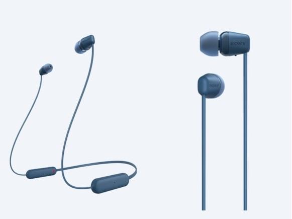 Навушники Sony WI-C100 Blue (WIC100L.CE7)