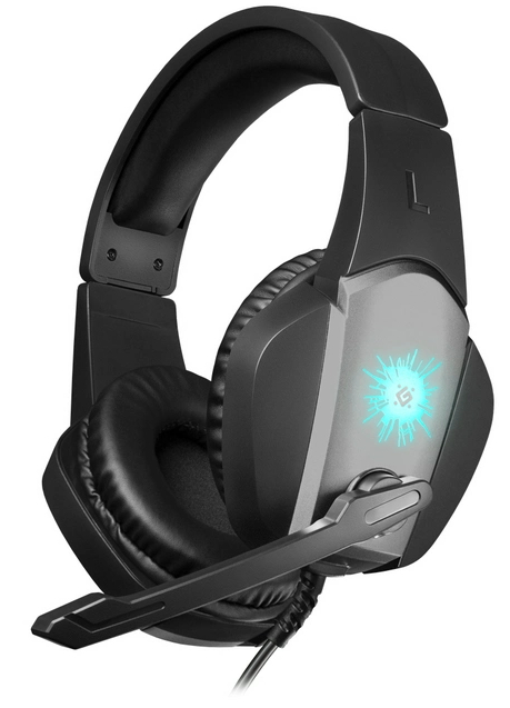 Навушники DEFENDER X-Skull чорно-сіра, 2.1 м (64585)