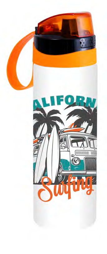 Пляшка д/води пл. HEREVIN Pc-California 0.75 0.75 л д/спорту (161670-076)