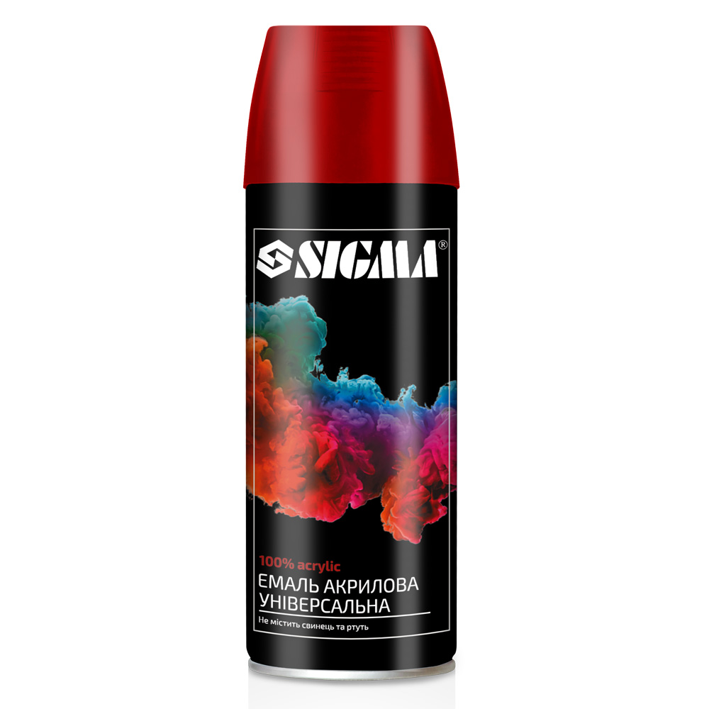 Емаль Sigma RAL 3005 темно-вишневий глянець 400мл (2736941)