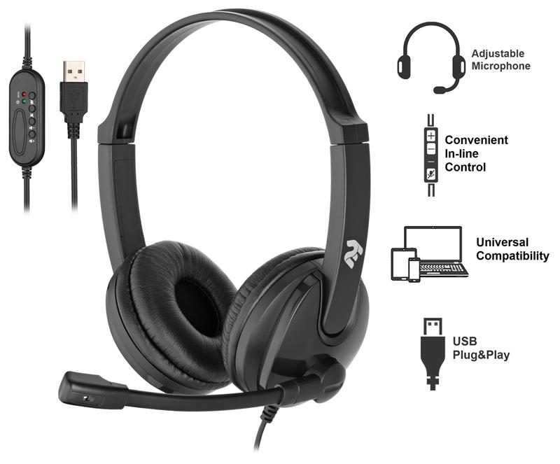Навушники 2E CH12 On-Ear USB (2E-CH12SU)