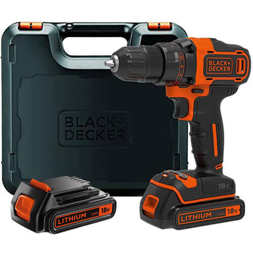 Дриль-шуруповерт BLACK+DECKER BDCDD186KB