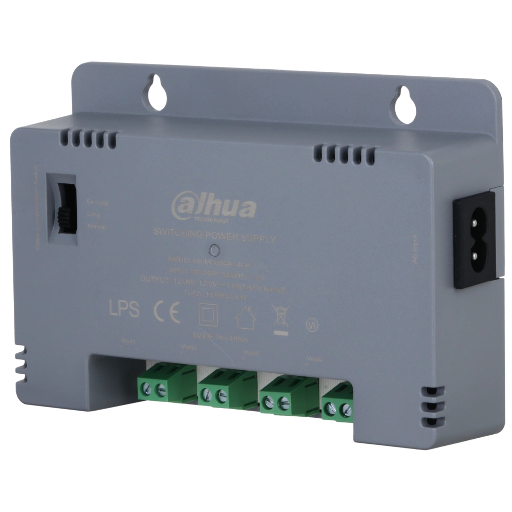 Низьковольтний блок живлення Dahua Technology DH-PFM344D-4CH-EN