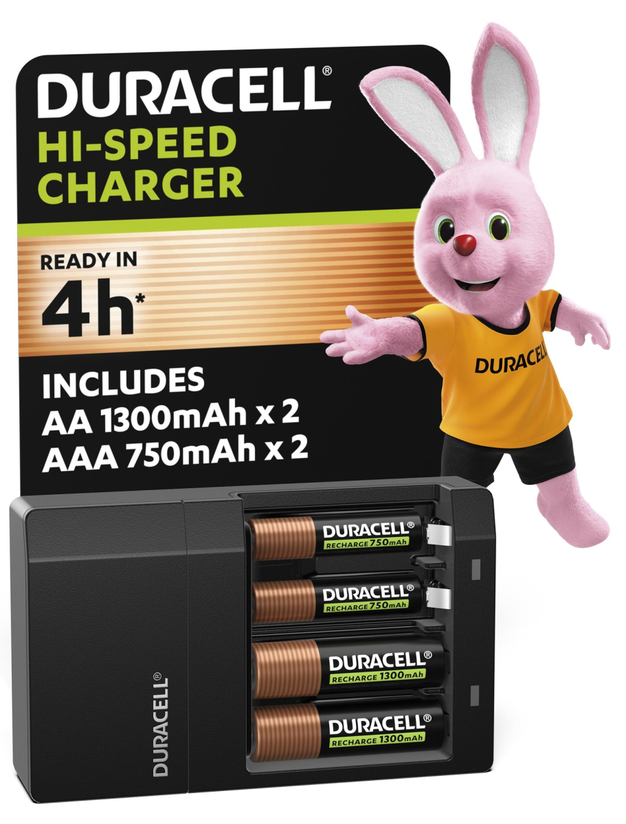 зар.пристрiй DURACELL CEF14 + 2AA1300 + 2AAА750