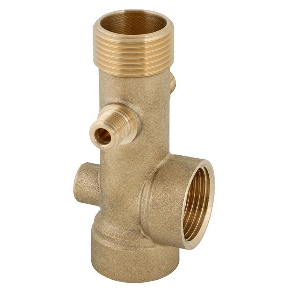 Зєднувач шестивихідний 110мм 1м×1/4М×1/4м××1Fx1×x1/4F AQUATICA (779625)