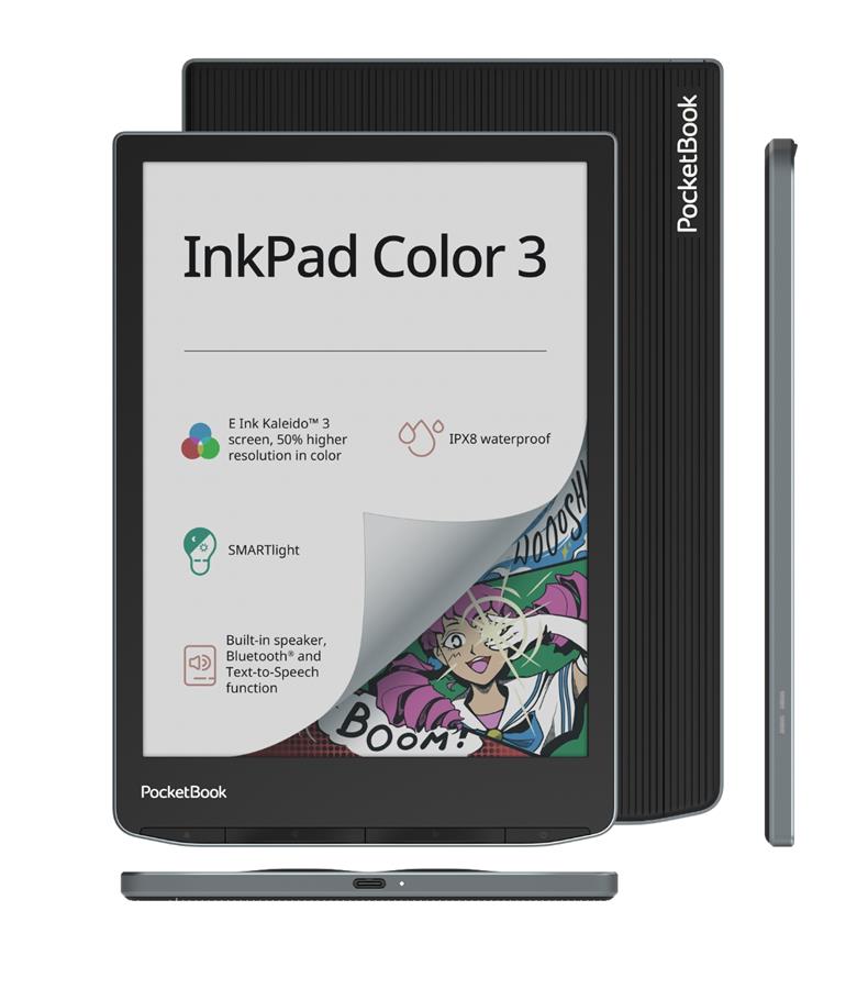 Електронна книга PocketBook 743C InkPad Color 3 Stormy Sea (PB743K3-1-CIS)