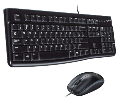 Комплект (клавіатура, миша) Logitech MK120 Black (920-002563)