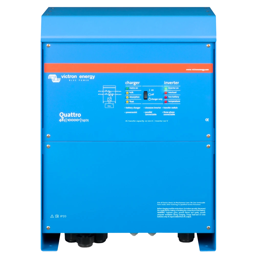 Інвертор для сонячної батареї VictronEnergy Quattro 48/10000/140-100/100 99-00020567