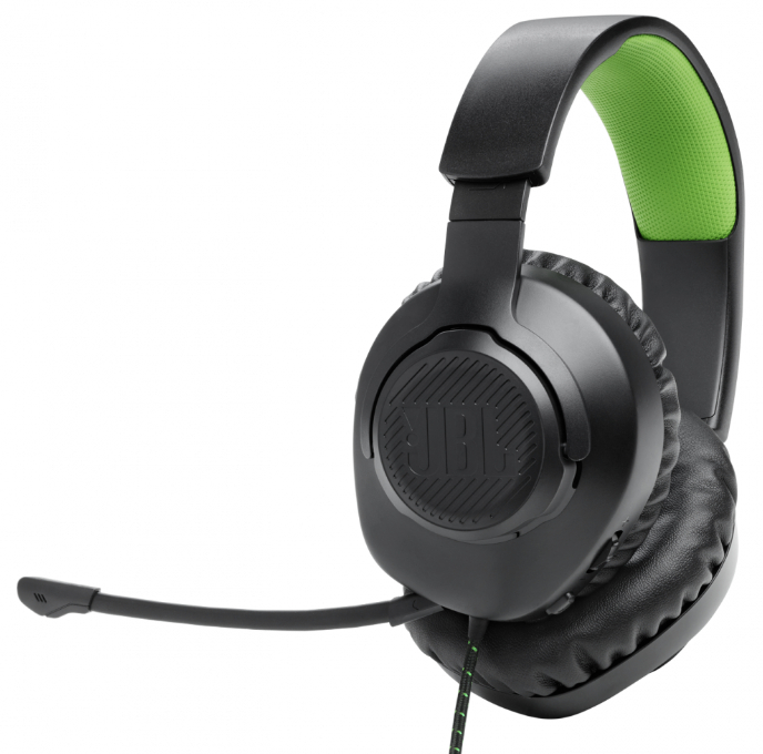 Навушники JBL QUANTUM 100X Console Чорний (JBLQ100XBLKGRN)