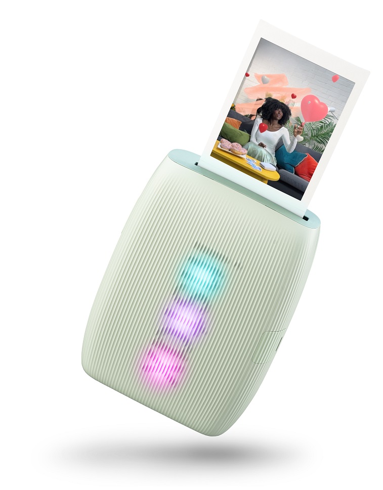 Портативний кольоровий фотопринтер Instax Mini LINK3 S GREEN EX D Зелена шавлія