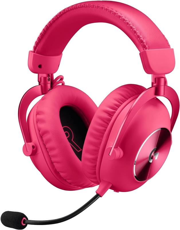 Навушники Logitech G Pro X2 Wireless LightSpeed Magenta (981-001275)