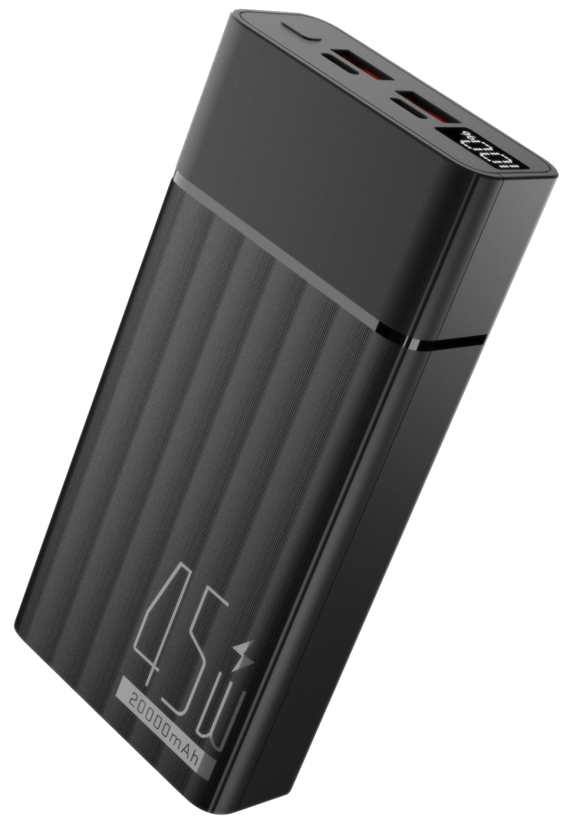 Зовнішній акумулятор (Power Bank) Yenkee YPB 2145 - 20000 mAh PD 45W (Black)