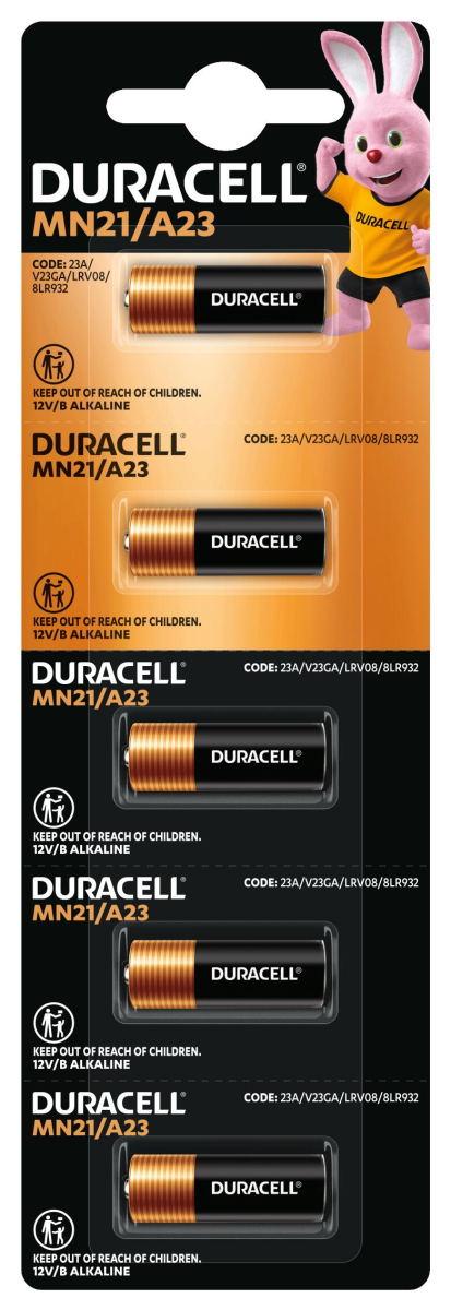 Батарейка DURACELL MN21 уп. 1х5 шт.