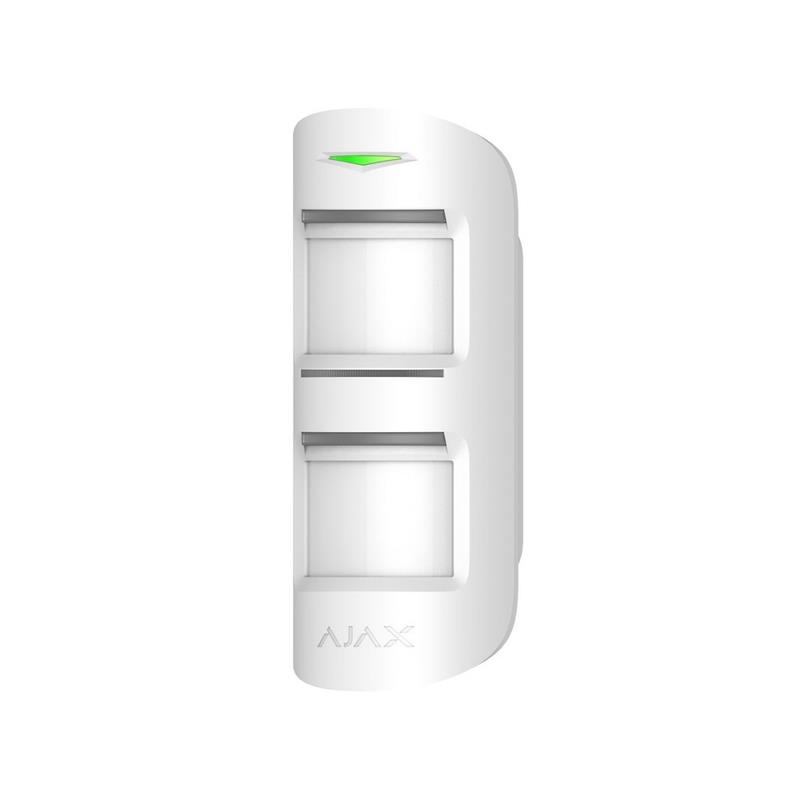Бездротовий вуличний датчик руху Ajax MotionProtect Outdoor, JewellerCR123A, білий