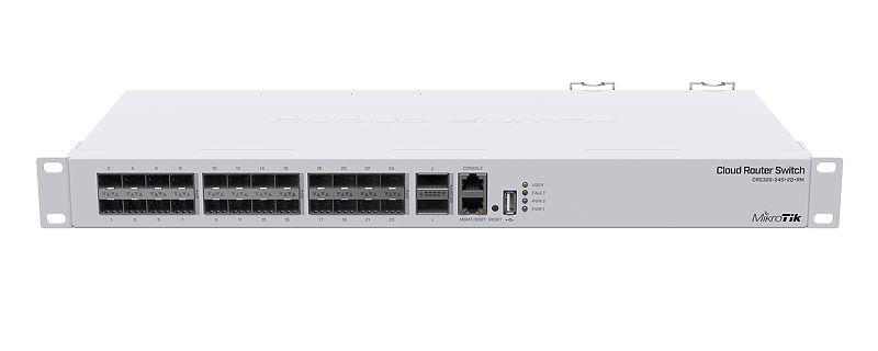 Комутатор MikroTik CRS326-24S+2Q+RM