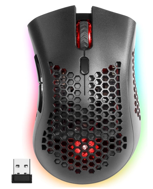 Миша DEFENDER Warlock GM-709L RGB, Black (52709)