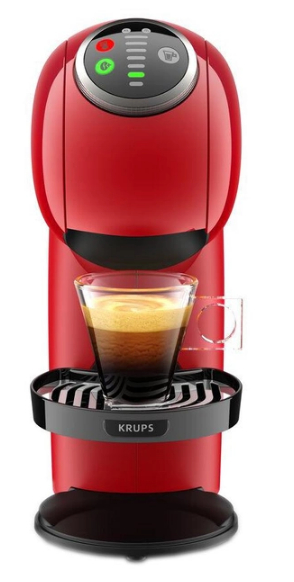 Кавоварка Krups капсульна Dolce Gusto Genio S Plus 0.8л, капсули, сенcорне керування, червоний