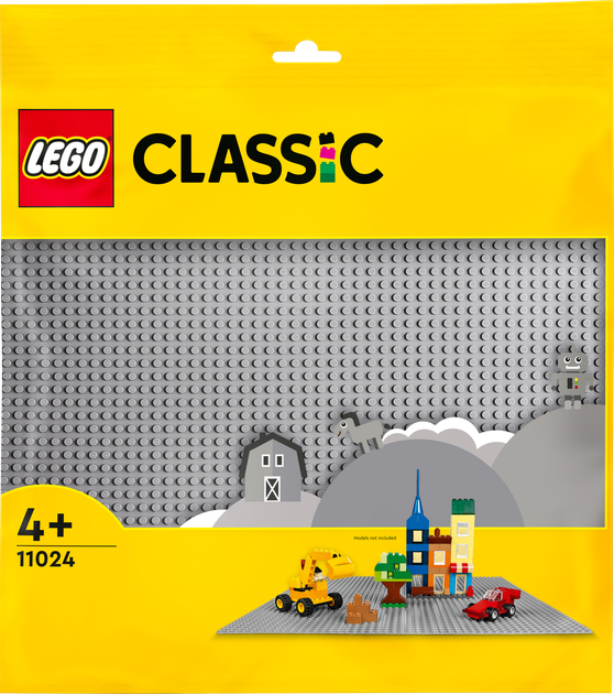 Конструктор LEGO Classic Базова пластина сірого кольору 11024