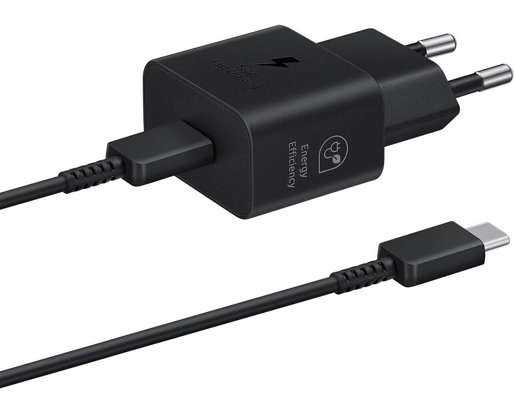 мережева зарядка SAMSUNG 25W Travel Adapter + Type-C cable Black/EP-T2510XBEGEU