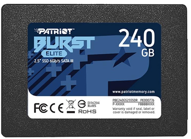 SSD-Накопичувач Patriot Burst Elite PBE240GS25SSDR