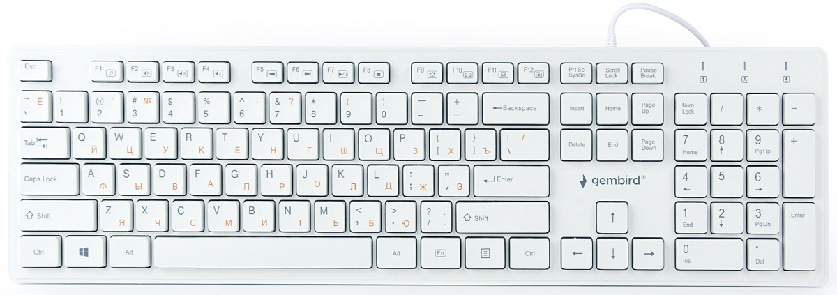 Gembird KB-MCH-03-W-UA