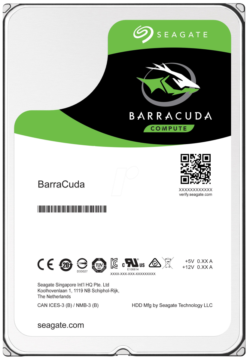 Накопичувач HDD 2.5 SATA 4.0TB Seagate BarraCuda 5400rpm 128MB (ST4000LM024)
