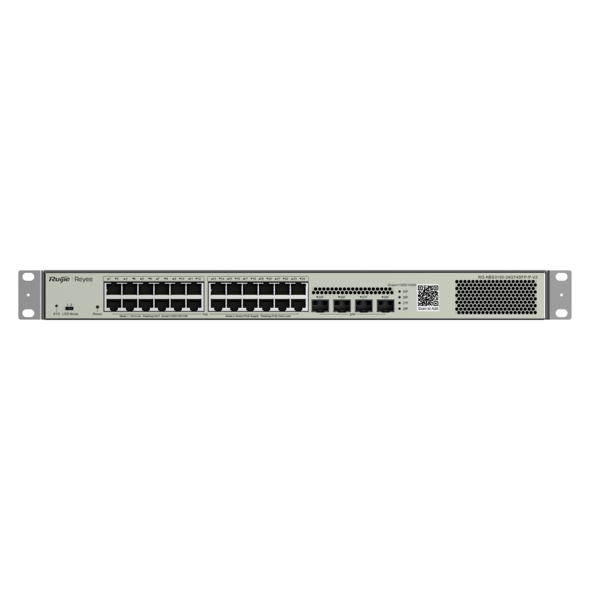 Комутатор Ruijie Reyee RG-NBS3100-24GT4SFP-V2