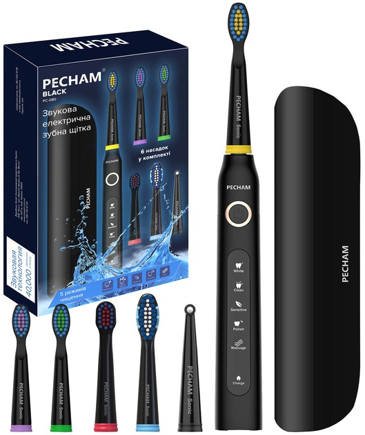 Зубна щітка Pecham Travel PC-080 Black 0290119080103