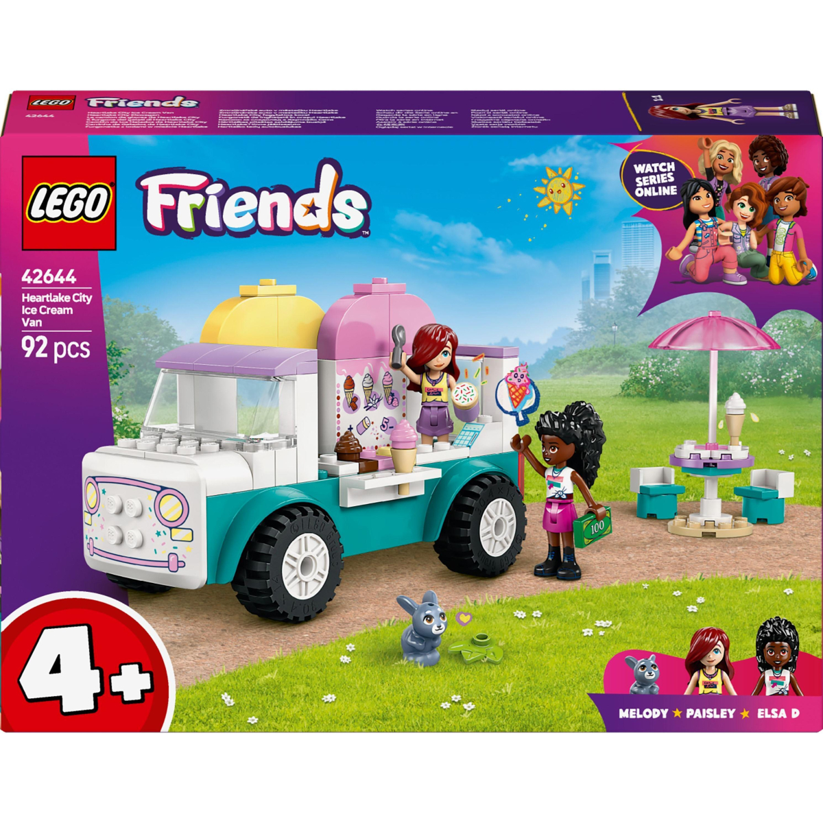 Конструктор LEGO Friends Хартлейк-Сіті. Фургон із морозивом 42644