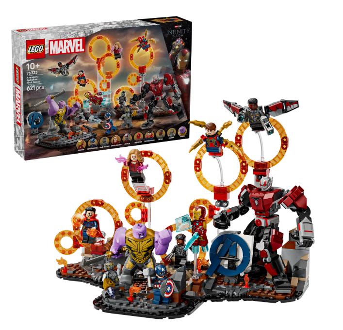 Конструктор LEGO Super Heroes Marvel Месники: Завершення. Вирішальна битва 621 деталь 76323