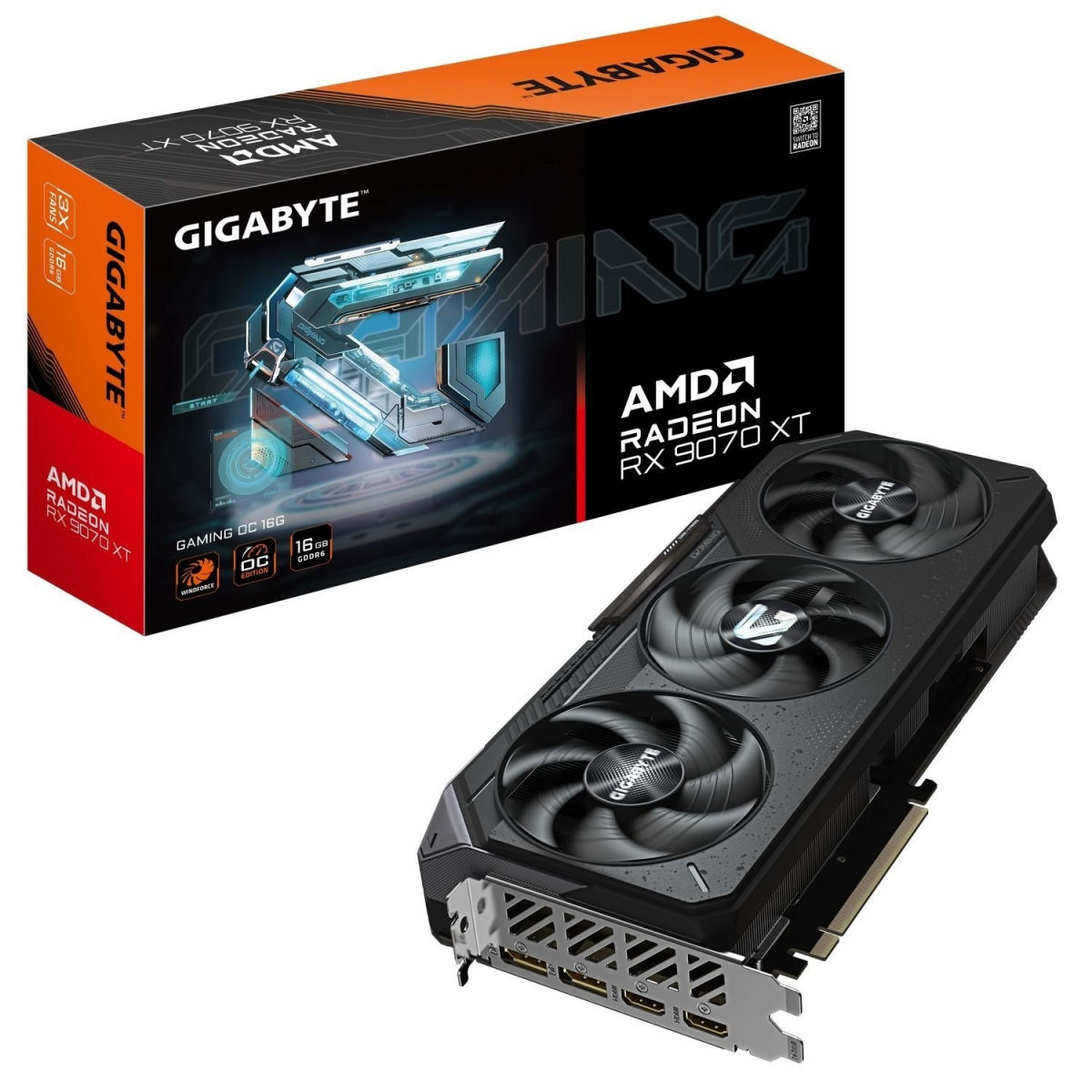 Відеокарта Gigabyte Radeon RX 9070 XT Gaming 16GB GDDR6