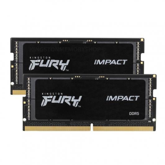 Оперативна пам'ять DDR5 Kingston Fury Impact KF556S40IBK2-64