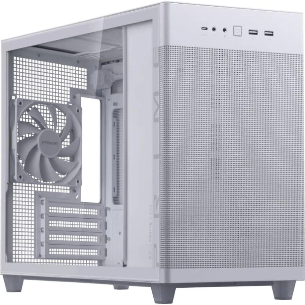 Корпус Asus Prime AP201 White Tempered Glass 90DC00G3-B39010