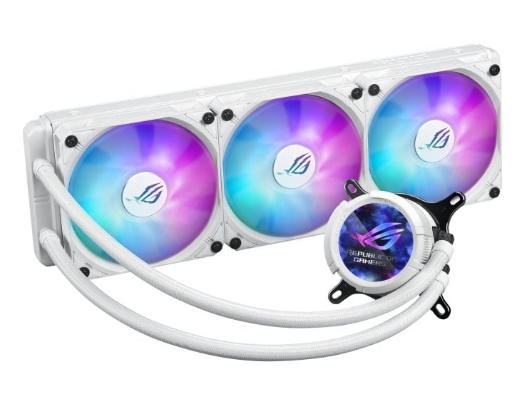 Система водяного охолодження Asus ROG Strix LC III 360 ARGB LCD White 90RC00W2-M0UAY0