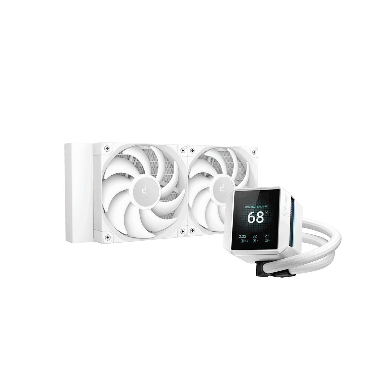 Система водяного охолодження DeepCool Mystique 240 White R-LX240-WHDSNMP-G-1