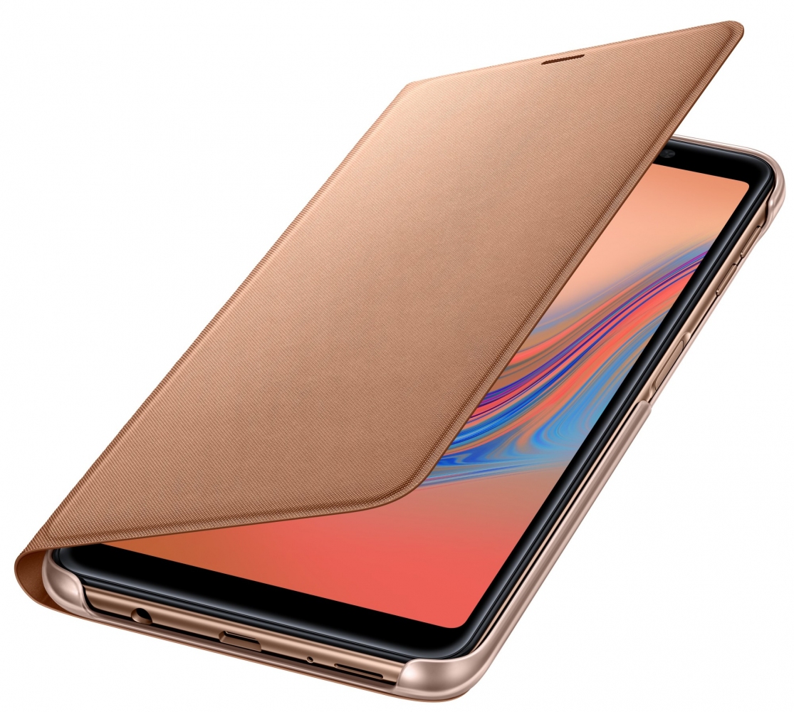 Чохол Samsung Wallet Cover для Samsung Galaxy A7 2018 SM-A750 Gold EF-WA750PFEGRU