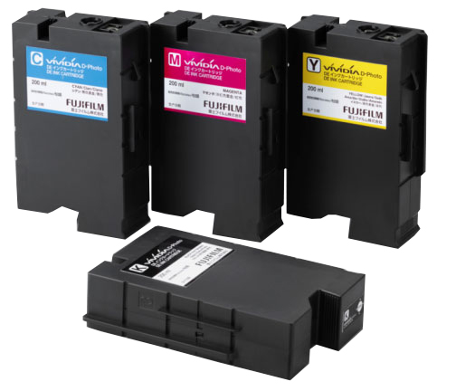 Картриджи для INKJET FUJI DE100 INK CARTRIDGE 200ML ЖОВТИЙ