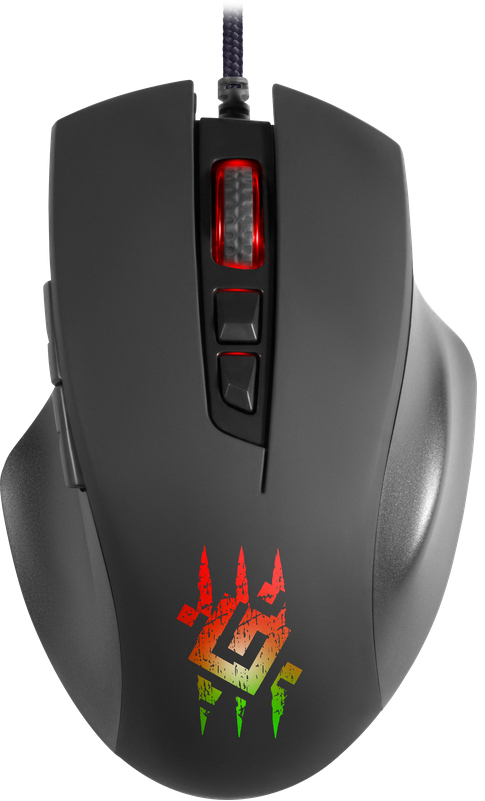 Миша DEFENDER (52700) Wolverine GM-700L RGB, 7 кнопок, 12800 dpi